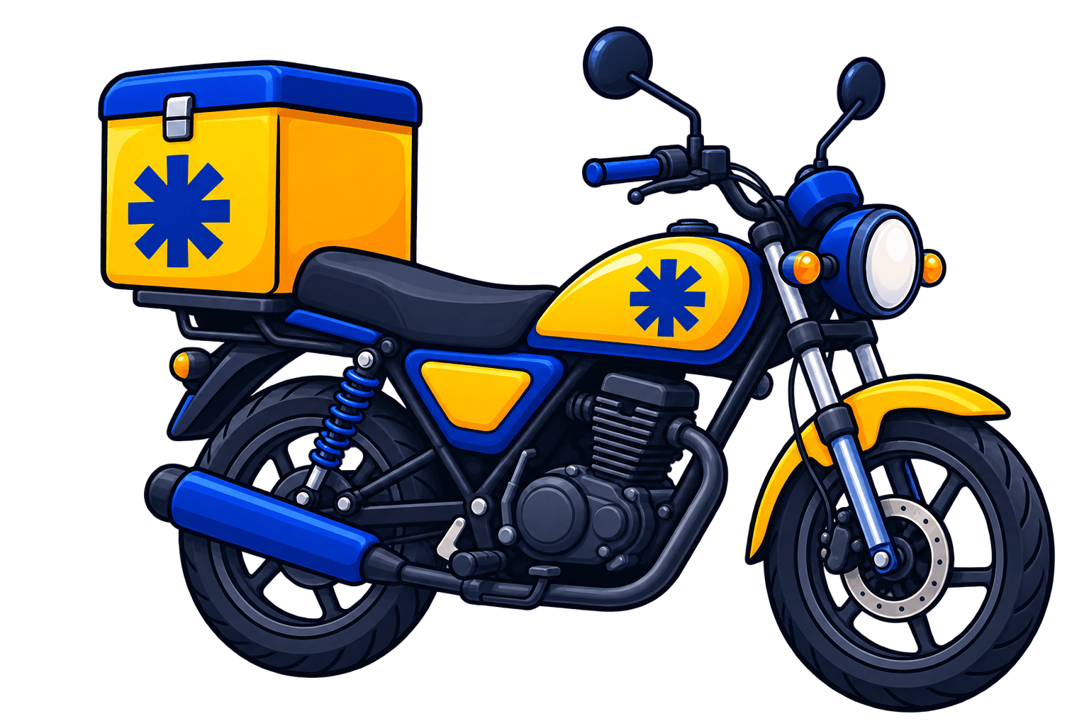 Delivery motorcycle